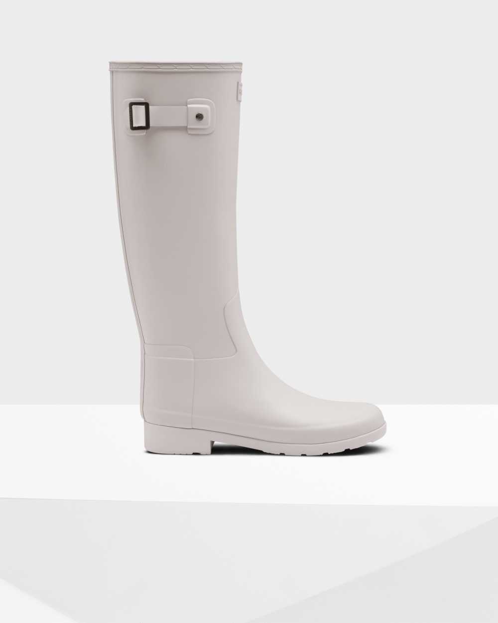Hunter Women's Refined Slim Fit Tall Wellington Boots Grey,QXWB58249